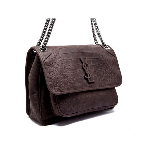 ysl sac mng niki m|ysl leather shoulder bag.